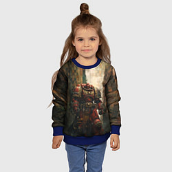 Свитшот детский Космодесантник из ордена, цвет: 3D-синий — фото 2