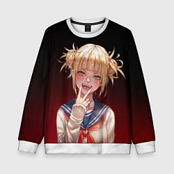 Свитшот детский Himiko Toga league of villains, цвет: 3D-белый