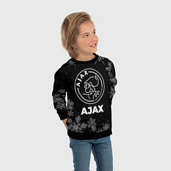 Свитшот детский Снежный Ajax, цвет: 3D-черный — фото 2