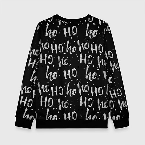 Детский свитшот Новогодний деб / 3D-Черный – фото 2