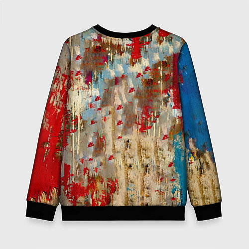 Детский свитшот Девочка миксфайтер / 3D-Черный – фото 2