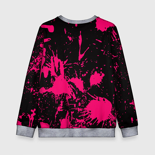 Детский свитшот Nirvana pink color / 3D-Меланж – фото 2