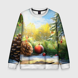 Детский свитшот Солнечный новый год