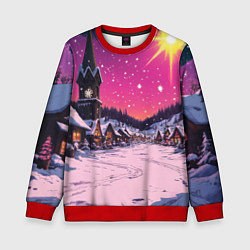 Детский свитшот Закат рождества