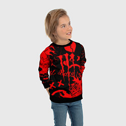 Свитшот детский Lil peep monster energy, цвет: 3D-черный — фото 2