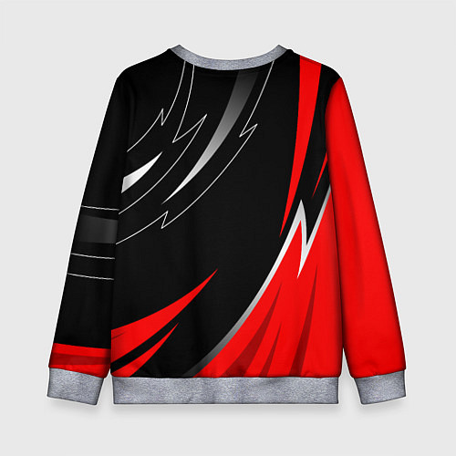 Детский свитшот Exeed - red uniform / 3D-Меланж – фото 2