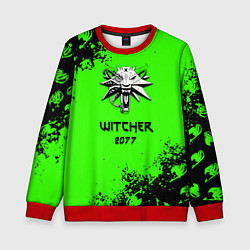 Свитшот детский Cyberpunk 2077 anime, цвет: 3D-красный