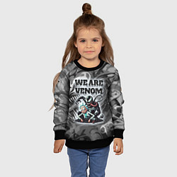 Свитшот детский We are Venom - graffiti, цвет: 3D-черный — фото 2