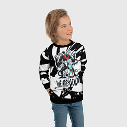 Свитшот детский Rick Sanchez - we are Venom meme, цвет: 3D-черный — фото 2