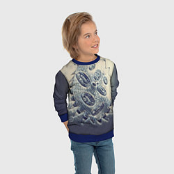 Свитшот детский Синяя кровь, цвет: 3D-синий — фото 2