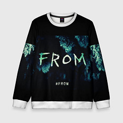 Детский свитшот Извне на фоне леса