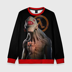 Свитшот детский Half life - vortigaunt, цвет: 3D-красный