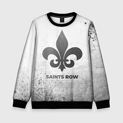 Свитшот детский Saints Row - white gradient, цвет: 3D-черный