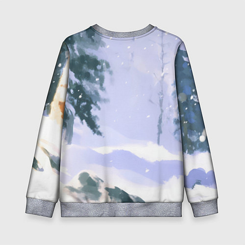 Детский свитшот Русский солдат патриот / 3D-Меланж – фото 2