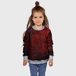 Свитшот детский Абстракция - dark grunge mood, цвет: 3D-меланж — фото 2