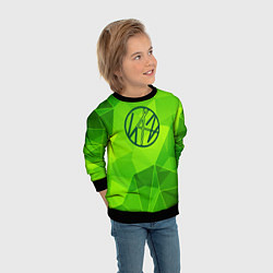 Свитшот детский Stray Kids green poly, цвет: 3D-черный — фото 2