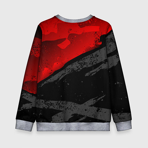 Детский свитшот Вархаммер - аквила красный / 3D-Меланж – фото 2