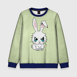 Свитшот детский Злой кролик 2025, цвет: 3D-синий
