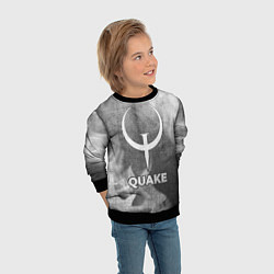 Свитшот детский Quake - grey gradient, цвет: 3D-черный — фото 2