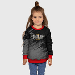 Свитшот детский Kingdom come 2 - монохромный, цвет: 3D-красный — фото 2