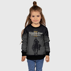 Свитшот детский Kingdom come deliverance 2, цвет: 3D-черный — фото 2