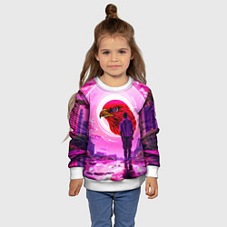 Свитшот детский Город Атланта Хокс, цвет: 3D-белый — фото 2