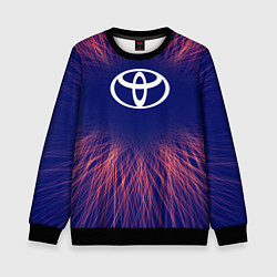 Свитшот детский Toyota red energy, цвет: 3D-черный