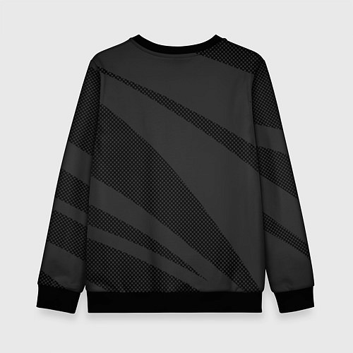 Детский свитшот Герб России чёрно-серый абстрактный / 3D-Черный – фото 2