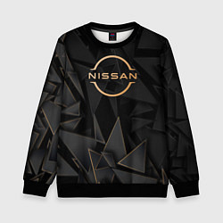 Свитшот детский Nissan golden poly, цвет: 3D-черный