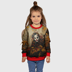 Свитшот детский Джокер - депрессивная осень, цвет: 3D-красный — фото 2