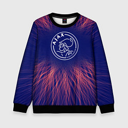 Свитшот детский Ajax red energy, цвет: 3D-черный