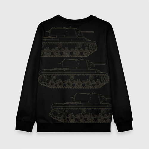 Детский свитшот Ленинград - защита города 1941-1942 / 3D-Черный – фото 2