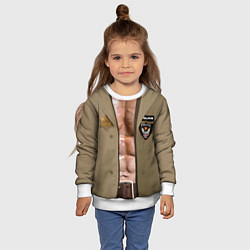 Свитшот детский Костюм полицейского шерифа из GTA, цвет: 3D-белый — фото 2