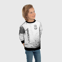 Свитшот детский Liverpool - white gradient вертикально, цвет: 3D-черный — фото 2