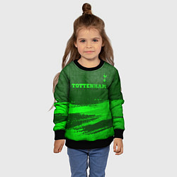 Свитшот детский Tottenham - green gradient посередине, цвет: 3D-черный — фото 2