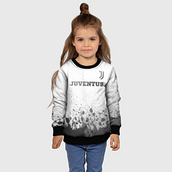 Свитшот детский Juventus - white gradient посередине, цвет: 3D-черный — фото 2