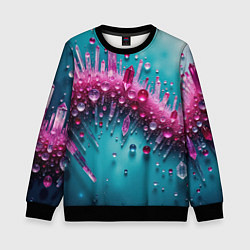 Детский свитшот Розовые кристаллы