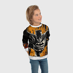 Свитшот детский Бэтмен супергерой, цвет: 3D-белый — фото 2