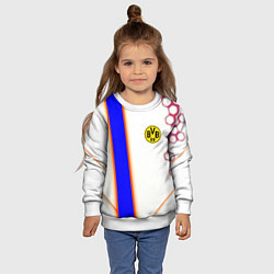 Свитшот детский Borussia geometry sport, цвет: 3D-белый — фото 2