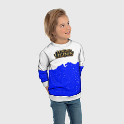 Свитшот детский League of Legends ночь, цвет: 3D-белый — фото 2