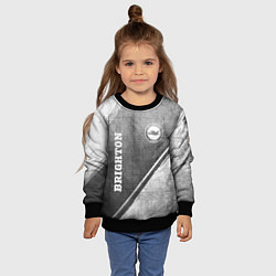 Свитшот детский Brighton - grey gradient вертикально, цвет: 3D-черный — фото 2