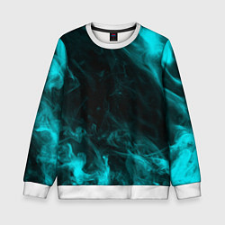 Свитшот детский Neon smoke, цвет: 3D-белый