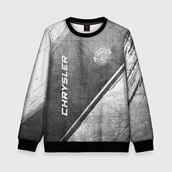 Детский свитшот Chrysler - grey gradient вертикально