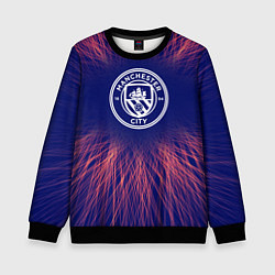 Свитшот детский Manchester City red energy, цвет: 3D-черный