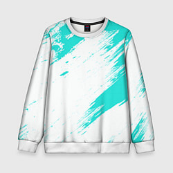 Детский свитшот Color white light blue