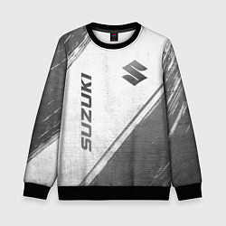 Детский свитшот Suzuki - white gradient вертикально