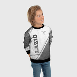 Свитшот детский Lazio - white gradient вертикально, цвет: 3D-черный — фото 2