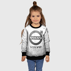 Свитшот детский Volvo - white gradient, цвет: 3D-черный — фото 2