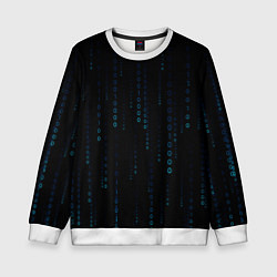 Свитшот детский Color black blue, цвет: 3D-белый
