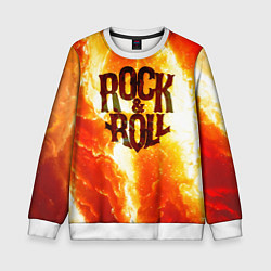 Детский свитшот Рок н ролл